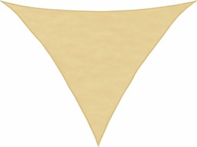 vidaXL Parasolar, nisipiu, 2,5x2,5x3,5 m, 100% poliester Oxford