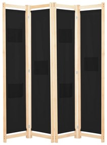 vidaXL Paravan de cameră cu 3 panouri, 120x170x4 cm, textil