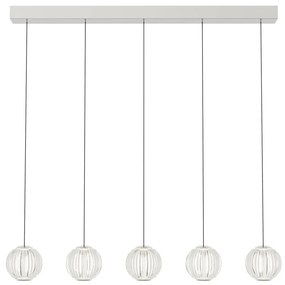 Lustra cu 5 pendule LED design modern Diamond SP5