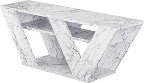 Comoda TV, Hanah Home, Pipralla, 110x40x30 cm, Marmura Carrara