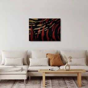 Tablou pe sticlă cu abstracție (70x50 cm)