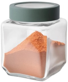 Altom Cutie din sticlă cu capac, 500 ml, verde, 500 ml