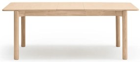 Masă de dining extensibilă în decor frasin 160x100 cm Atlas - Teulat