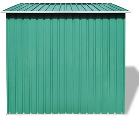 Magazie de gradina din metal verde