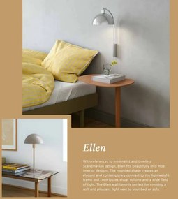 Aplica de perete design minimalist scandinav Ellen 20 White