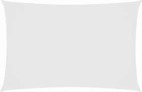 vidaXL Pânză parasolar, alb, 2x5 m, țesătură oxford, dreptunghiular