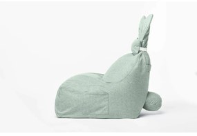 Fotoliu sac pentru copii The Brooklyn Kids Funny Bunny, verde