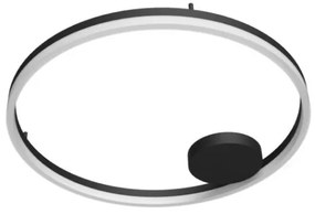 Lustra LED XXL cu telecomanda design modern circular HALO TOP 120 CCT BK