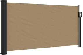 vidaXL Copertina laterală retractabilă, gri taupe, 100x300 cm