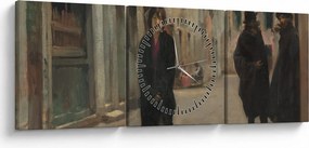Tablou - John Singer Sargent, Street in Venice, reproducere (cu ceas) (90x30 cm)