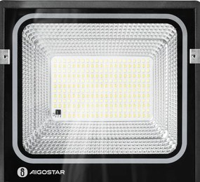 Aigostar-LED Proiector LED solar/100W/3,2V 2000mAh 3000K/4000K/6500K IP66 + telecomandă