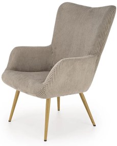 Fotoliu Amaro velvet gri H97 cm