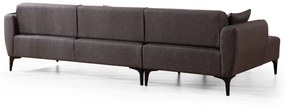 Canapea de colț Belissimo Left - Dark Grey