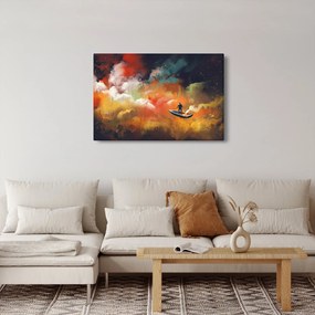 Tablou - Om navigând prin spațiu (90x60 cm)
