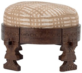 Taburet bej/maro închis Paloma – Bloomingville