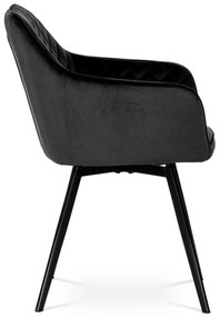 Scaun sufragerie Danarra-425-BK4 (negru). 1120437