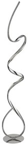 Lampa de podea LED moderna design cromat Twirls