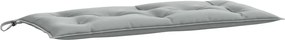 vidaXL Pernă bancă de grădină, melanj gri deschis, 100x50x7 cm, textil