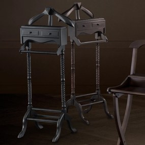 Suport haine design LUX lemn de mahon maro inchis Jaquet