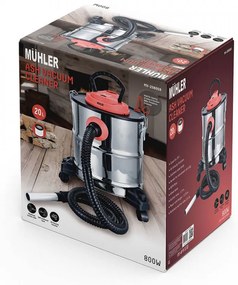 Aspirator pentru deseuri voluminoase Muhler MV-2080SR 20L, pe roti 1004942