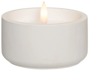 Lumânare LED din ceară cu flacără 3D, Ø 10 cm, model 1