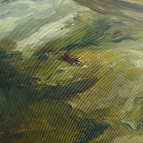 Tablou - Auguste Renoir, Landscape between Storms, reproducere (cu ceas) (90x30 cm)