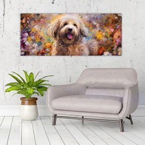 Tablou - Happy Dog II. (120x50 cm)