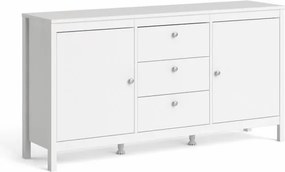 Bufet alb SALOMO cu 3 sertare