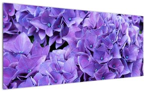 Tablou  cu flori violete (120x50 cm), în 40 de alte dimensiuni noi