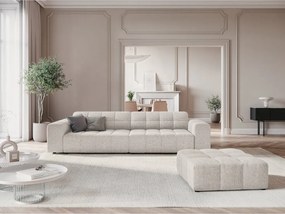 Taburet gri deschis Chicago – Cosmopolitan Design