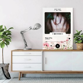 Tablou Canvas Personalizat Spotify Flowers