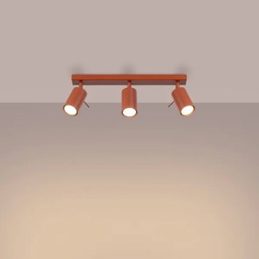 Spot Sollux SL.1508 RING 3xGU10/10W/230V roșu