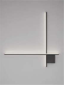 Aplica de perete cu lumina ambientala LED Cross 80cm