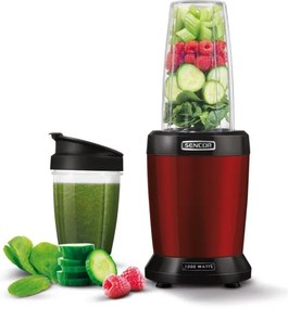 Sencor Nutri mixér 1000W, 230V, roșu, pentru smoothie-uri