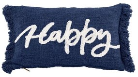 Pernă decorativă 50x30 cm Cotton Slub Happy - Tiseco Home Studio