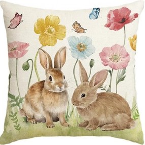 Husa de perna din in HOPPINO 45x45 cm, colorat