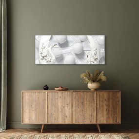 Tablou - Lebăda de aur pe apă (120x50 cm)