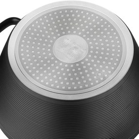 Florina Oală din aluminiu Carina Black 3,3 l, 24 cm, diam. 24 cm