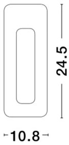 Spot incastrabil ideal pentru iluminat scara sau hol EURONA, 10,8x24,5cm NVL-9879390