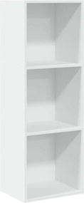 vidaXL Bibliotecă, alb, 40x30x114 cm, lemn prelucrat