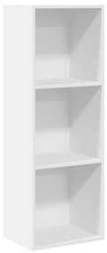 857867 vidaXL Bibliotecă, alb, 40x30x114 cm, lemn prelucrat