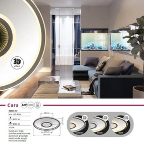 Plafoniera LED slim cu efect 3D CARA