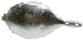 Oglinda de mana VICTORIA, Argintiu, 11x23cm