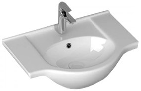 Lavoar ceramic cu aripi V65 65x43 cm