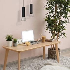 Lustră pe cablu DANTE 1xGU10/25W/230V negru/crom lucios