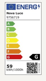 Lustra LED suspendata cu telecomanda design geometric CLEA neagra