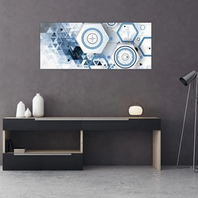 Tablou - Abstract geometric (120x50 cm)