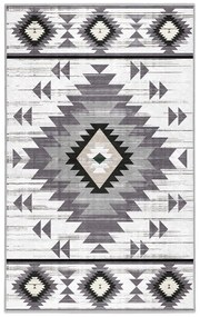 Covor gri deschis lavabil 160x230 cm Ethnic Geo – Mila Home