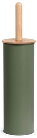 Perie de toaleta din metal si bambus, Ø 10 cm