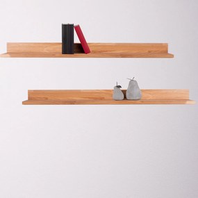 Raft în culoare naturală pentru fotografii din lemn de stejar 100 cm Kalle – Interia Home &amp; Living